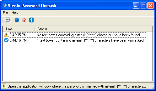 How do I view passwords under asterisks?